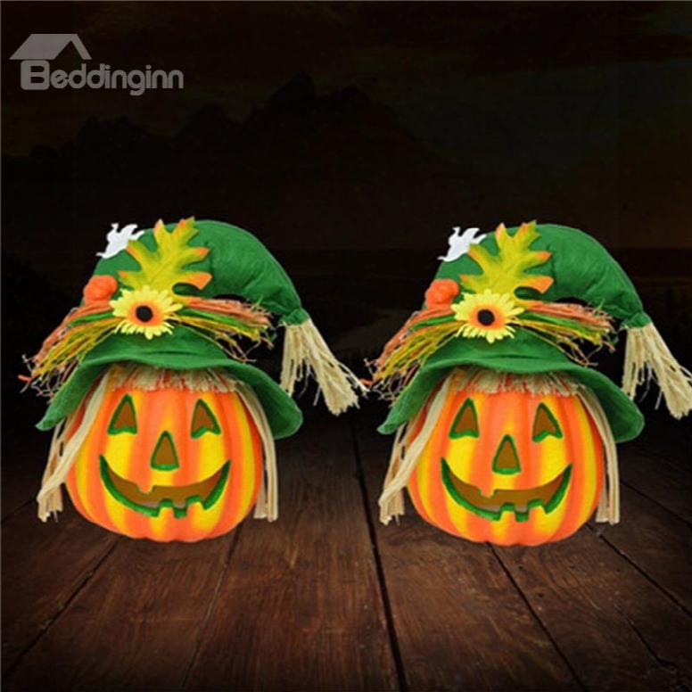 Scarecrow Pumpkin Lamp Halloween Room And Warehouse Decorative Led Night Lamps