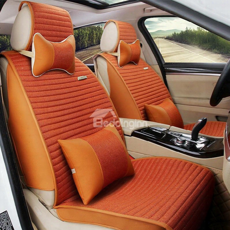 Three-dimensional Permeability Environmental Protection Rubbing Textured Microfiber Leather Car Seat Cover