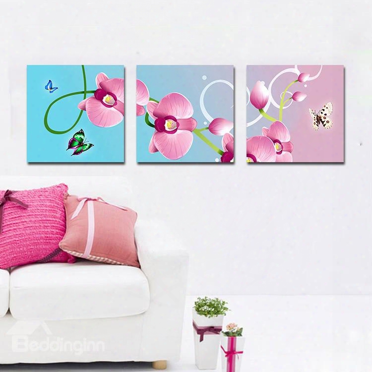 Adrable Lovely Flowers Film Art Wall Prints