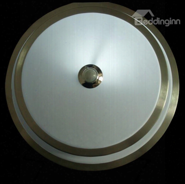 Amazing Chrome Metal Acrylic Shade Flush Mount