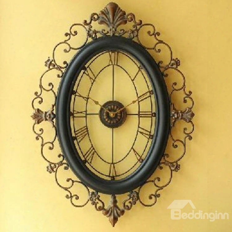 Amazing Creative E Uropean Retro Wall Clock