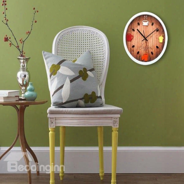 Amazing Fashionable Simpe Style Coffee Cups Wall Clock