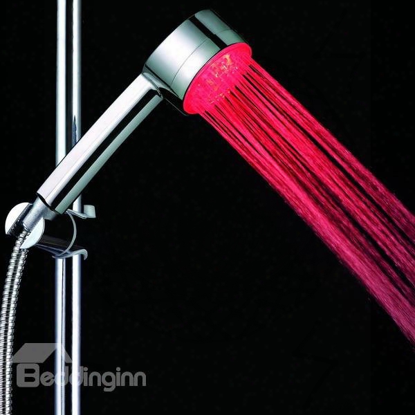 Beautiful Three Colors Shower Head Color-changing For Kitchen/bathroom