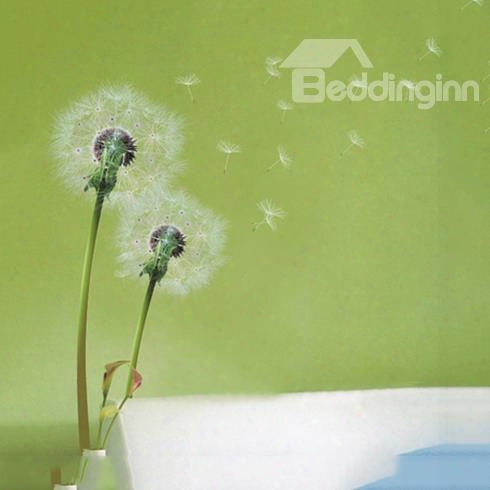 Cute And Lovely Dandelion Pattern Wall Stickers