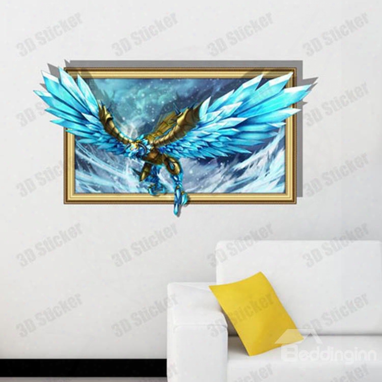 Elegant Style Creative 3d Eagle Wal L Sticker