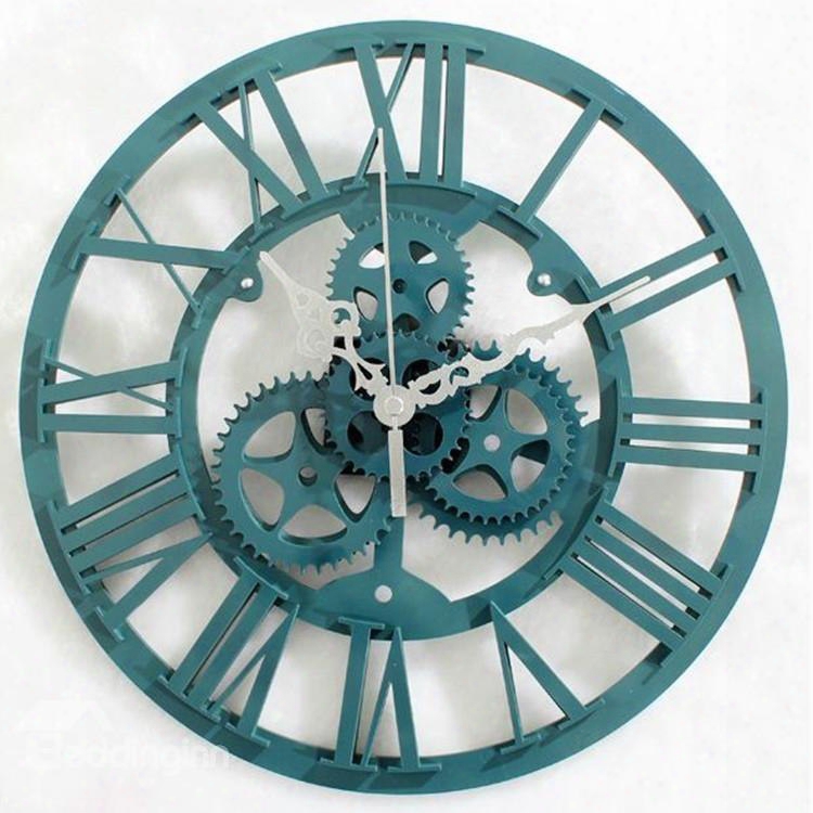 European Style Retro Antique Gear Wall Clock