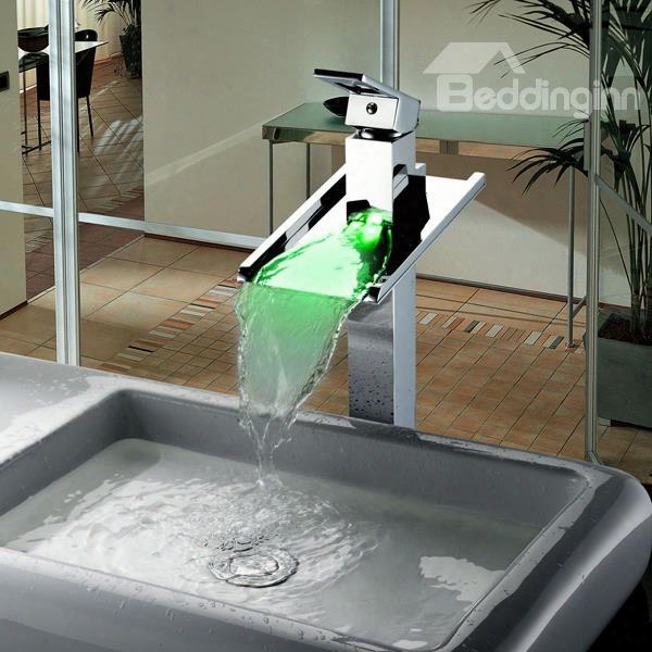 Gorgeous High Quality Led Color Changing Bathroom Sink Faucet