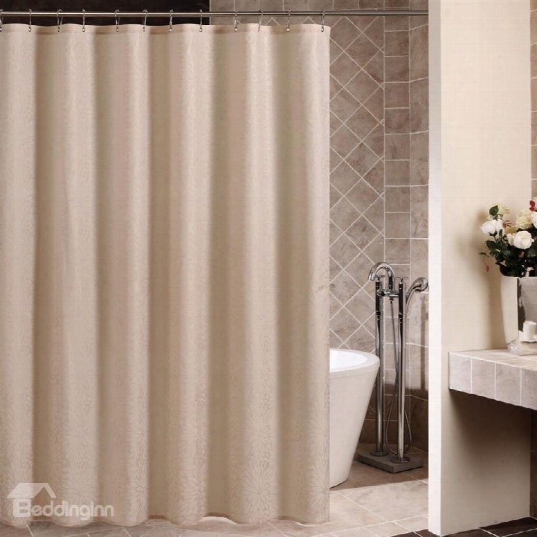 High Quality Fashion Modern Camel Color Shower Curtain
