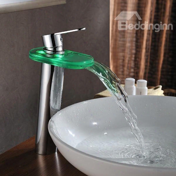High Quality Popular Lled Color Changing By Temperature Bathroom Sink Faucet