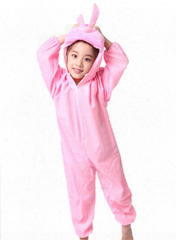 Very Warm Selling Faulous Lovely Pink Rabbit Design Costume