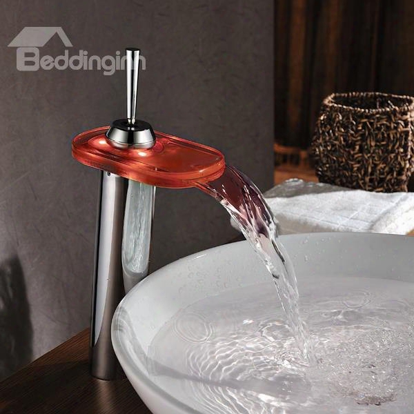 Modern Popular Led Color Changing Bathroom Sink Faucet