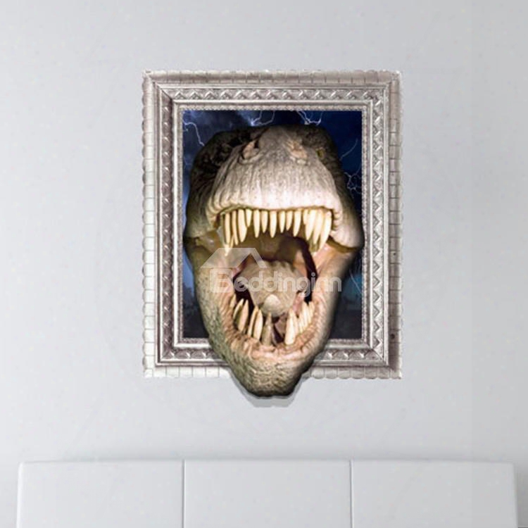 New Arrival Amazing 3d Dinosaurs Wall Sticker