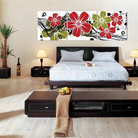New Arrival Colorful And Bright Flowers Blossom Canvas Wall Prints