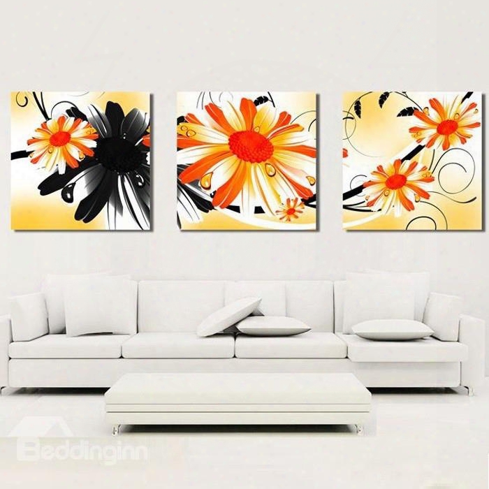 New Arrival Colorful Flowers Blossom Canvas Wall Prints