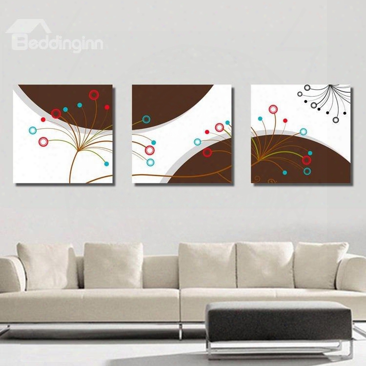 New Arrival Colorful Geometric Figure Canvas Wall Prints