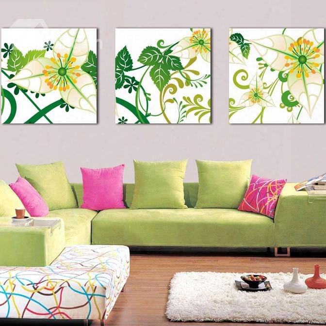 New Arrival Curly Leaves Canvas Wall Prints