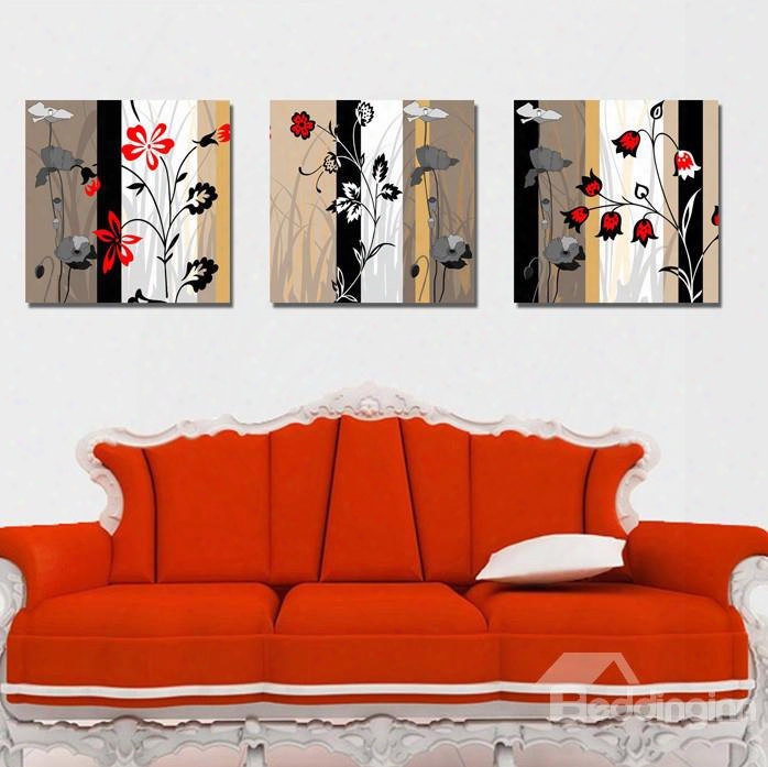 New Arrival Different Beautiful Flowers Canvas Wall Prints