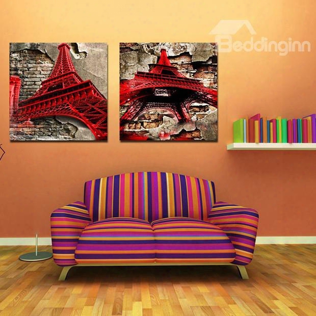 New Arrival  Eiffel Tower Film Wall Art Prints