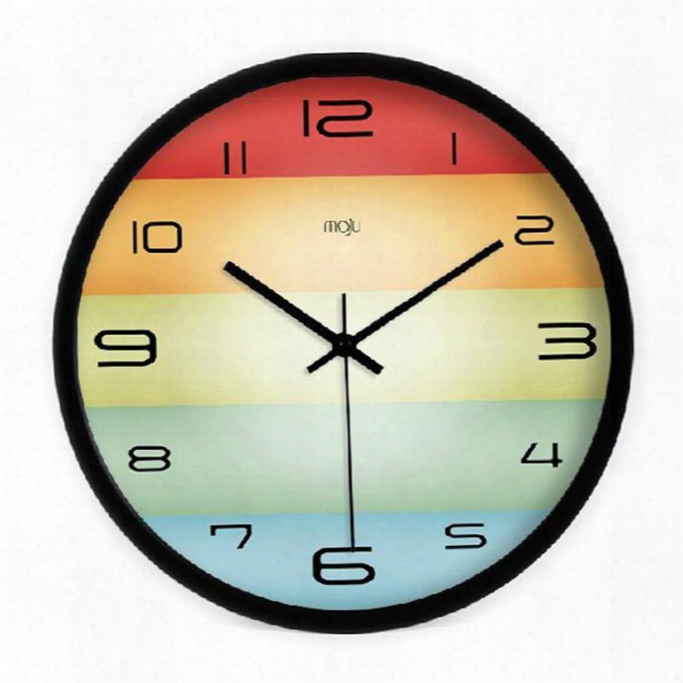 New Arrival Fashionable Simple Style Colorful Wall Clock
