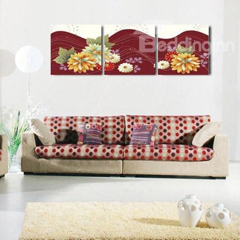 New Arrival Fragrant Colorful Flowers Canvas Wall Prints