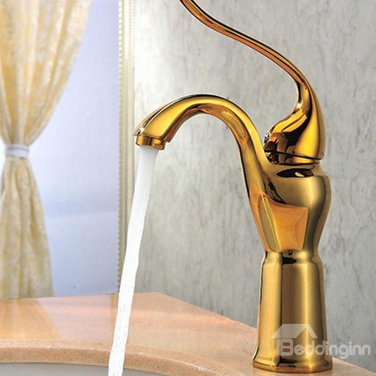 New Arrival High Quality Unique Gold Bathroom Sink Faucet