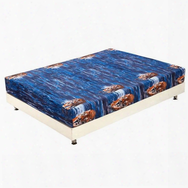 New Arrival Lifelike Tigers Print 3d Fitted Sheet