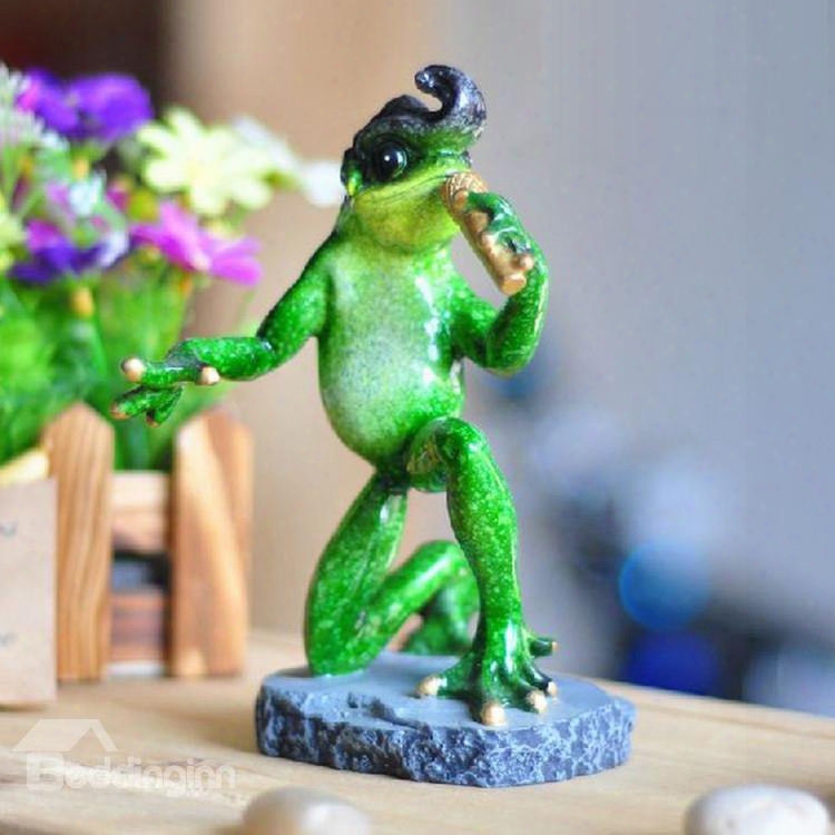 New Arrival Lovely Creative Singing Frog Ornament