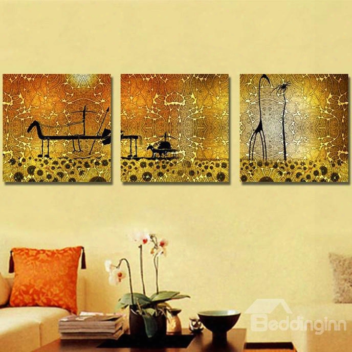 New Arrival People Sitting On Carriage Canvas Wall Prints