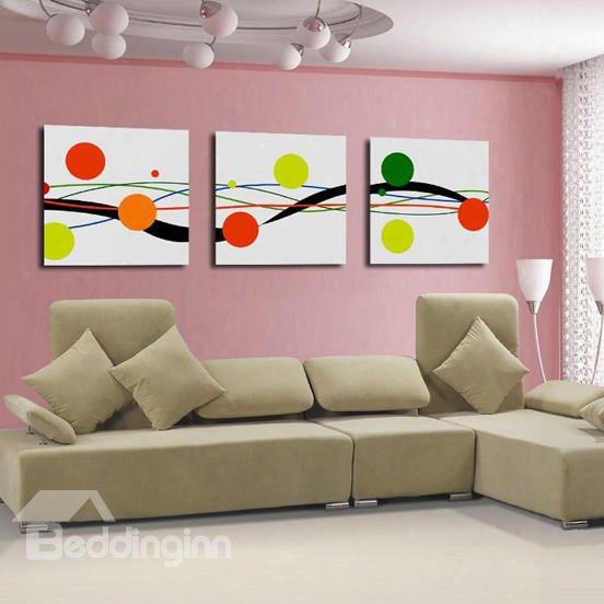 New Arrival Stunning Colorful Geometric Figure Canvas Wall Prints