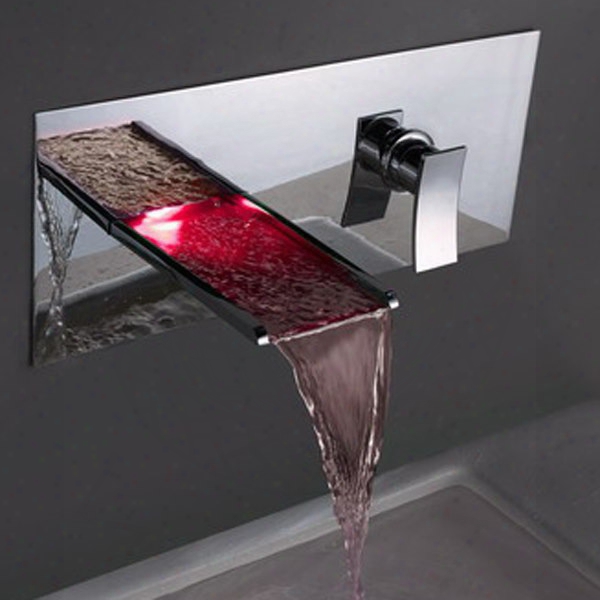 New Arrival Stunning Temperature Control Color Changing Bathroom Sink Faucet