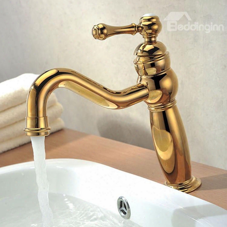 New Arrival Top Selling Gold Bathroom Sink Faucet