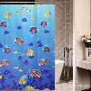 New Arrival Blue Ocean Scene Printing Shower Curtain