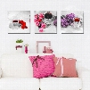 New Arrival Colorful Bright Flowers Beside Cups Canvas Wall Prints