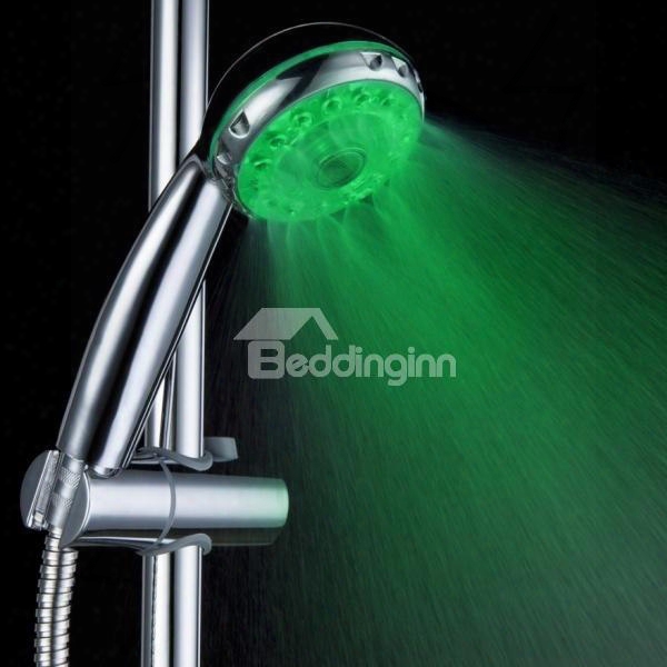Three Types Of Water Volume Temperature Control Three Colors Changing Shower Head