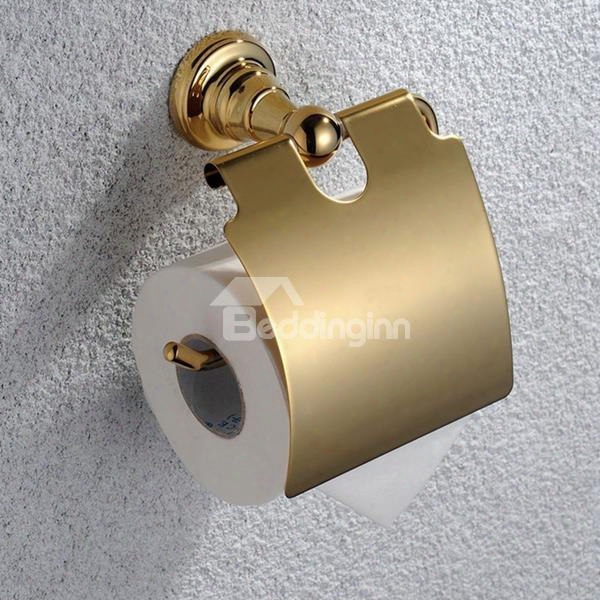 Ti-pvd Bathroom Accessories Toilet Roll Holders