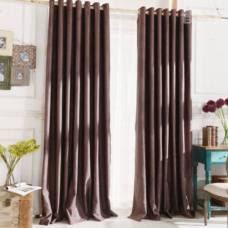 Top Class Elegant Coffee Grass Lawn Design Without Shade Head Curtain