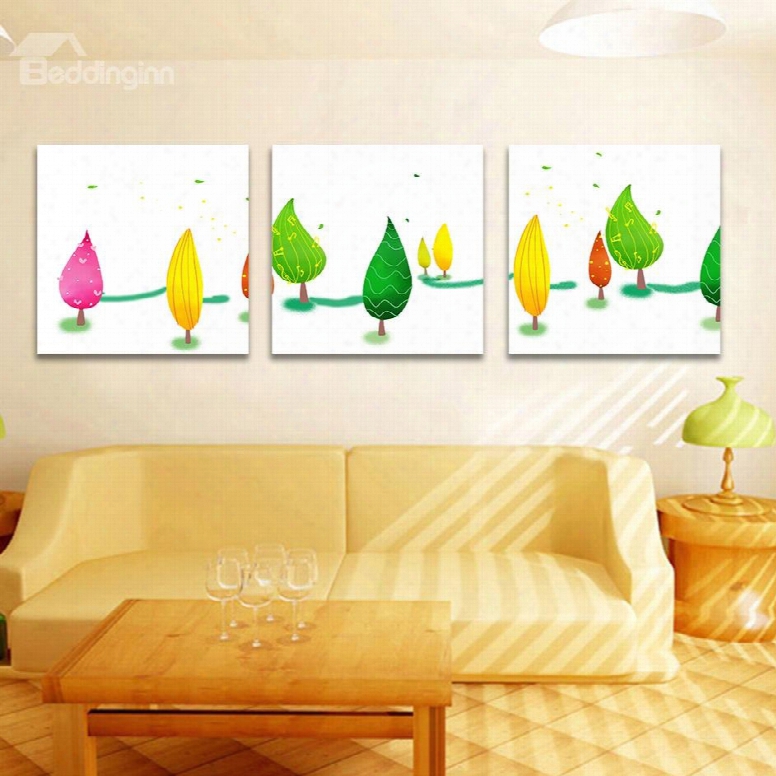 Unique Lovely Trees Design Film Art Wall Prints