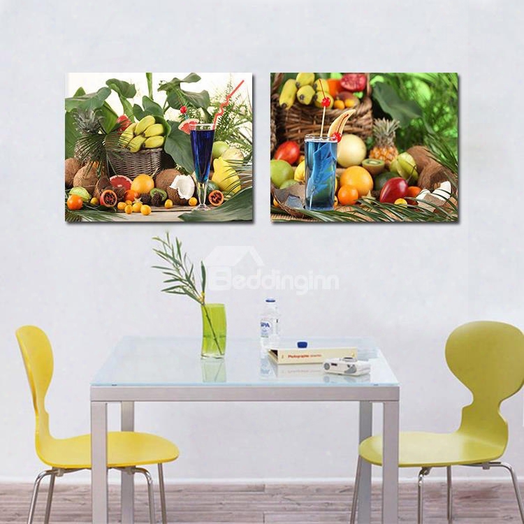 Vaious  Fresh Fruit And Beverage Film Art Wall Prints