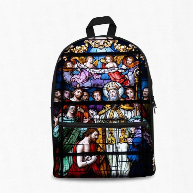 3d Colorful Church And Theology Pattern School Outdoor For Man&woman Backpack
