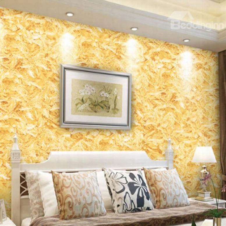 3d Golden Pvc Sturdy Waterproof Eco-friendly Self-adhesive Wall Mural
