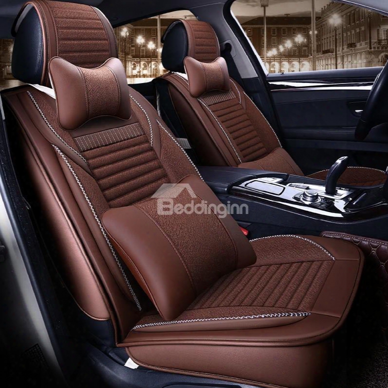 Classic Business Style 3d Tailoring Durable Universal Car Seat Covers