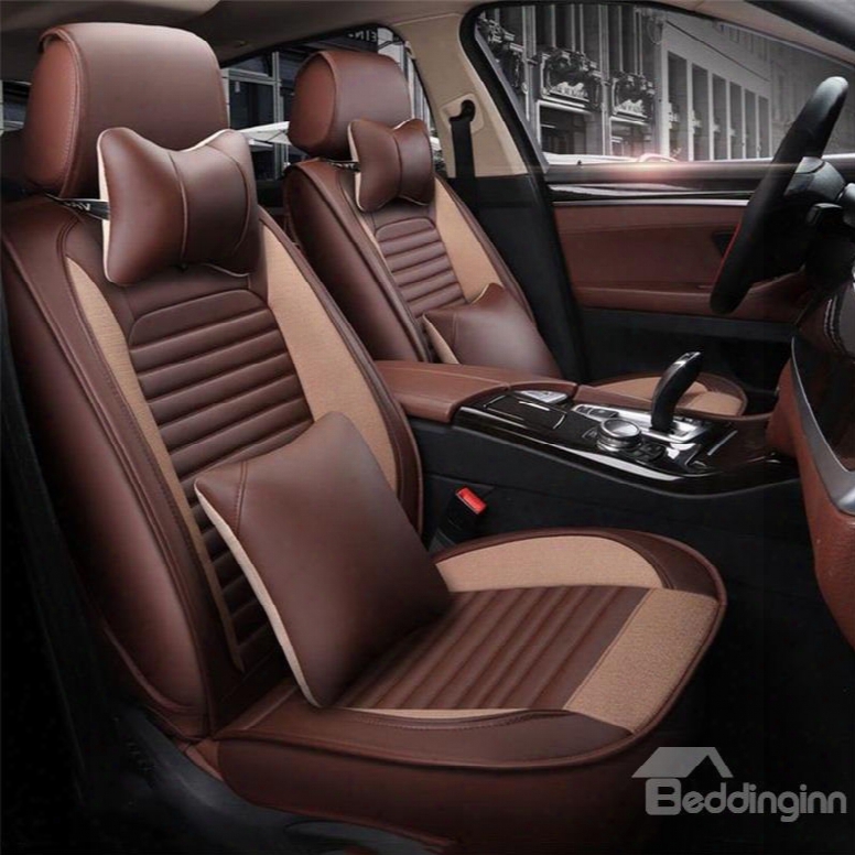 Classic Color Polished Shape Universal Leather Car Seat Shelter