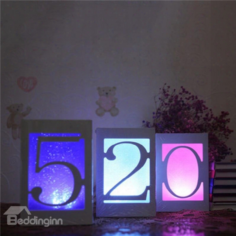 Concise And Romantic Creative Figures 520 Usb Night Lamp