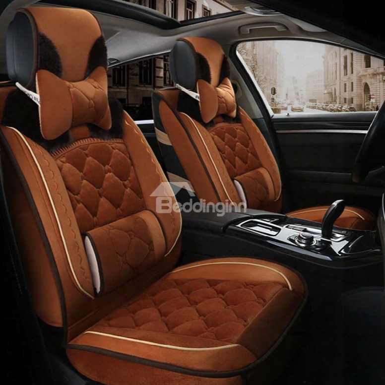 Extr Avagant Elegant Shape Luxuriant In Design Warm Winter Universal Car Seat Covers