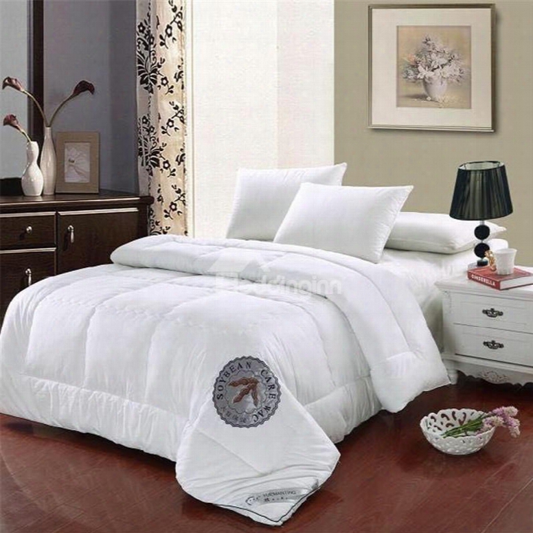 Full Size Solid Color Super Soft Cotton Winter Thick Quilts