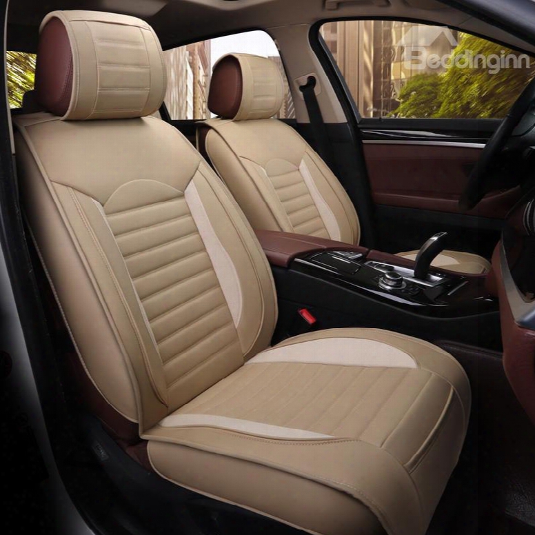 Glamorous Tempting Business Style Universal Leather Car Seat Cover