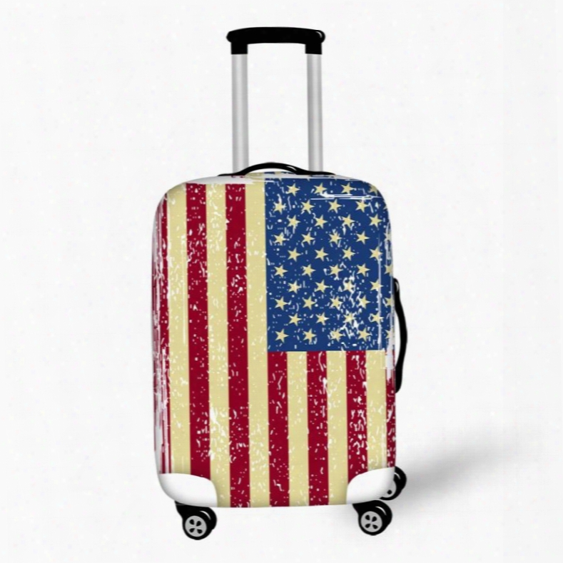 Old Sense Flag American 18-30 Inch 3d Printed Luggage Protector Covers