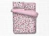 Designer Orange Flowers Blossom Printed Pastoral Style Polyester 4-Piece Bedding Sets/Duvet Cover