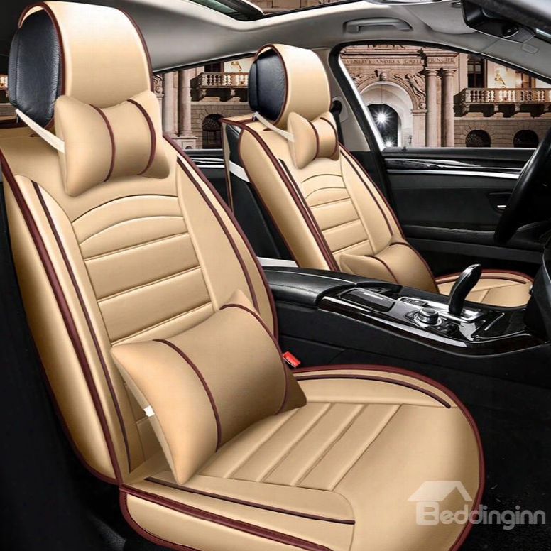 Unequaled Classic Design Compellent Universal Leather Car Seat Cover