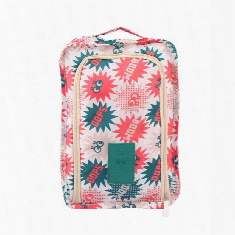 Colored Multi-functional Waterproof Space Saver Bag Travel Shoes Bag Organizers